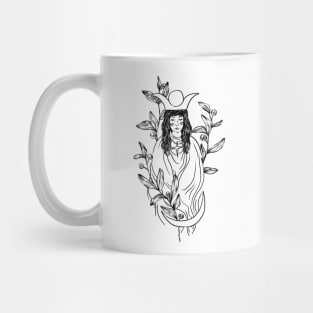 The High Priestess (Black) Mug